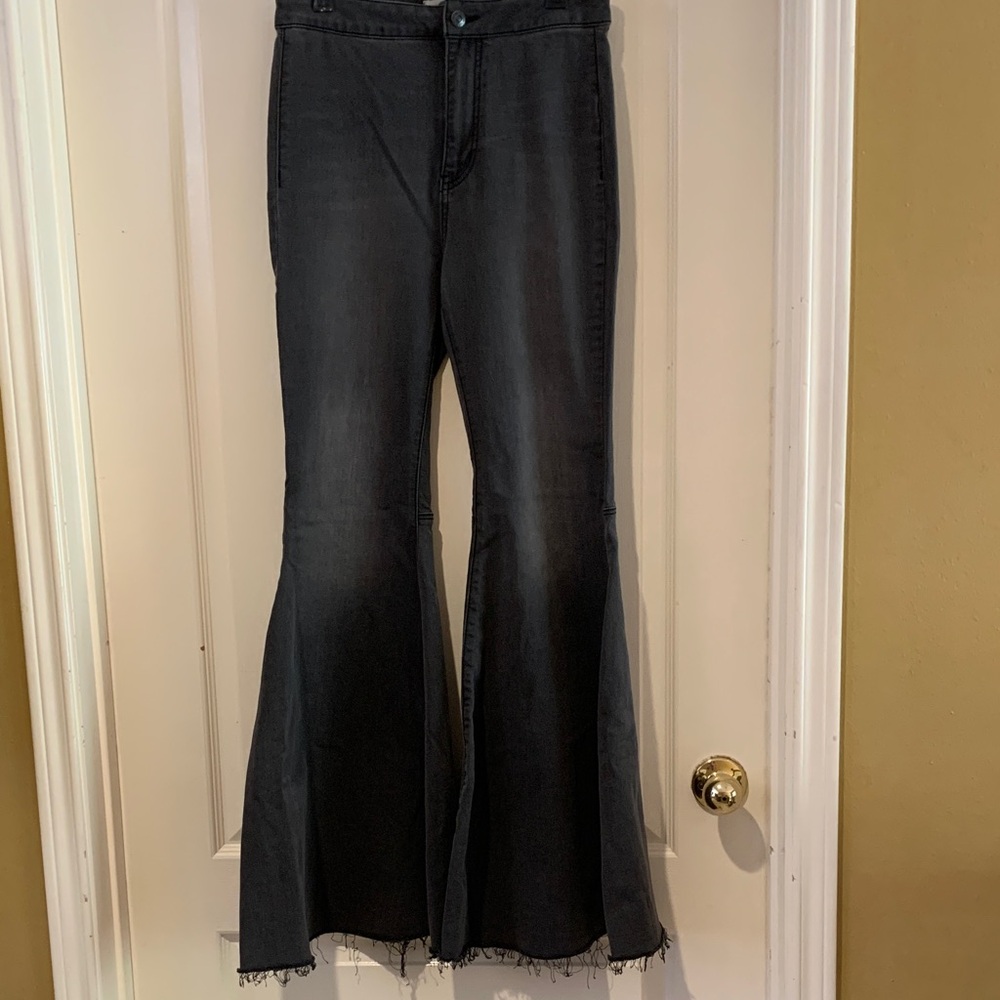 We The Free Black Flare Jeans